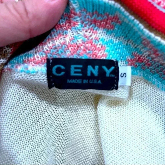 Ceny open front cardigan with southwest, Aztec, western print with fring…❤️ - Picture 6 of 6